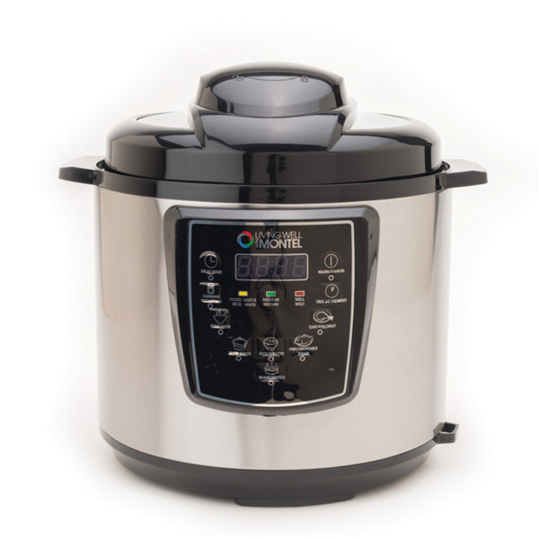 Living Well with Montel 6 Qt. Electric Pressure Cooker & Reviews Wayfair